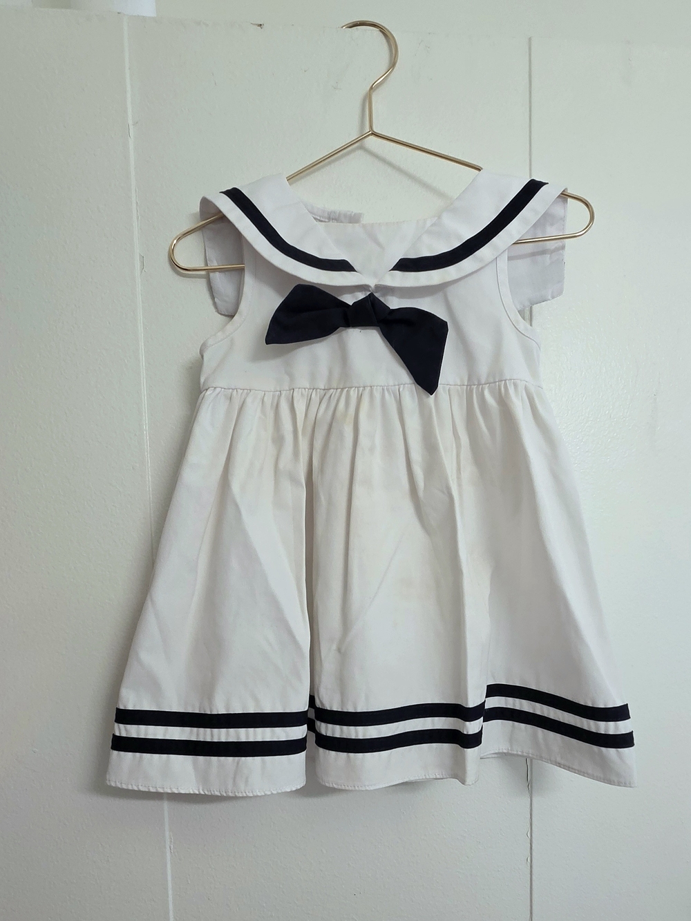 Sailor Dress with Bow (18m)